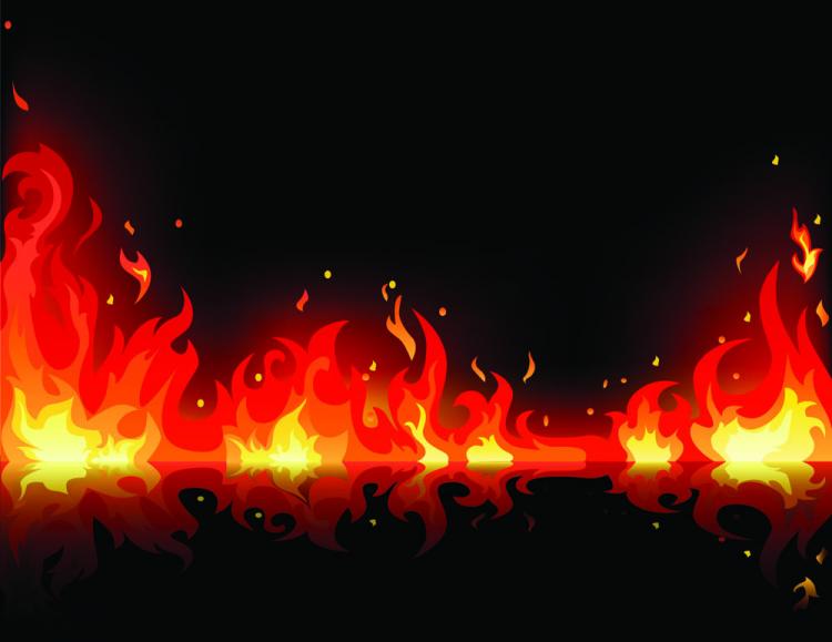 free vector Beautiful flame vector clip 01